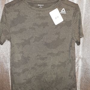 Boys large grey Reebok athletic shirt with tags